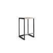 Садовый барный стул низкий Garden Bar Chair Low ALU-A тик