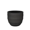 Горщик для квітів Bordo New Egg Pot 65, чорно-сірий, 65x54 см
