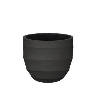 Горщик для квітів Bordo New Egg Pot 65, чорно-сірий, 65x54 см