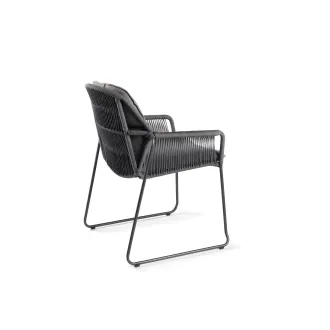 Крісло вуличне Rivera Dining Chair, світло-сірий — фото 6