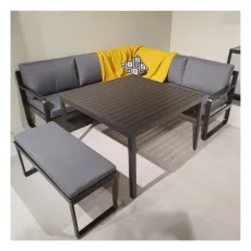 Лаунж-комплект OCEAN Casual Dining, антрацит, серый