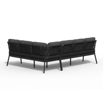 Лаунж-комплект Natal Lounge Dining Set Right Charcoal — фото 9