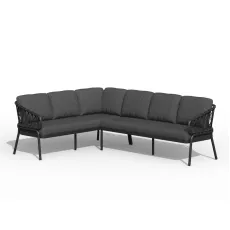 Лаунж-комплект Natal Lounge Dining Set Left Charcoal