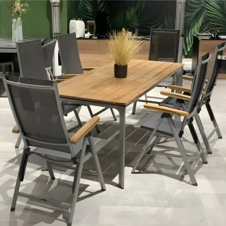 Обідній комплект DIAMOND + CIRRUS teak mid