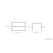 Обідній комплект DIAMOND anthracite + 4 стільці текстилен — фото 7