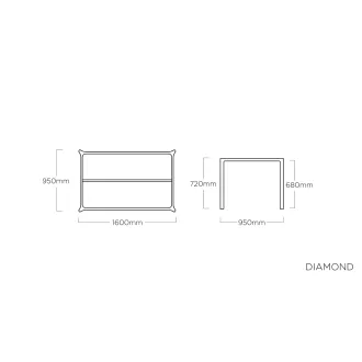 Обідній комплект DIAMOND anthracite + 4 стільці текстилен — фото 7