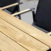 Вуличний стіл CUBIC 160 срібло/тик — фото 4