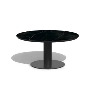 Уличный круглый стол Moreno Low Dining Table 150 Ø см, TRESPA MARBLE, Charcoal — фото 6