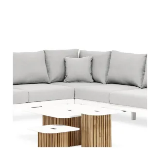 Декоративна подушка Savona 45x45 см, світлий антрацит — фото 2