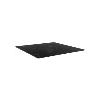 Стільниця COMPACT LAMINATE 80x80 см, чорний мармуровий