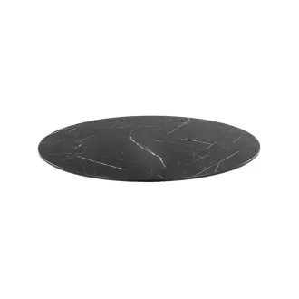 Стільниця COMPACT LAMINATE, діам. 60 см, мармуровий чорний