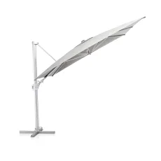 Зонт с боковой опорой EASY SWING 300х300 см, серебро, серый