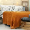 Вязаный плед Слип Терракот 170x210 см