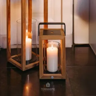 Светильник уличный садовый Candle Sam 15х16, 5х32 см, Матовый королевский серый, Тик — фото 4