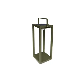 Світильник вуличний садовий Mr Solar Jack 20х20х50 см, Зелений, Алюміній