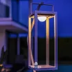 Світильник вуличний садовий Mr Solar Jack 20х20х50 см, Матовий білий, Алюміній
