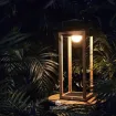 Світильник вуличний садовий Mr Solar Tom 20х20х50 см, Матовий королівский сірий, Тик