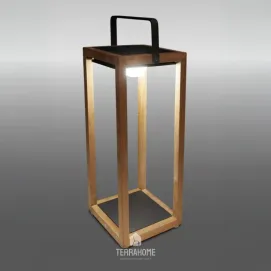 Світильник вуличний садовий Mr Solar Tom 20х20х50 см, Матовий королівский сірий, Тик — фото 2