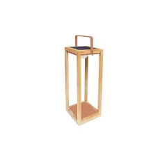 Світильник вуличний садовий Mr Solar Tom 20х20х50 см, Терра кораловий, Алюміній