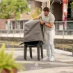 Защитный чехол для штабельных стульев 66x66x128/88 см
