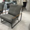 Лаунж-комплект MERANO 3-местный диван + 2 кресла + 2 столика, Антрацит - тик, Light anthracite mw — фото 4