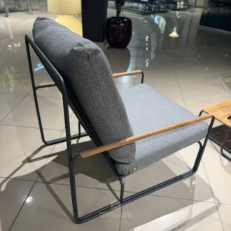 Крісло Merano, Антрацит-тик, Light anthracite mixed weave — фото 3