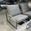 Крісло Merano, Антрацит-тик, Light anthracite mixed weave — фото 7