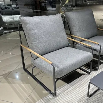 Крісло Merano, Антрацит-тик, Light anthracite mixed weave — фото 7