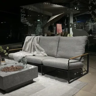 Диван Merano 3-місний, Антрацит-тик, Light anthracite mixed weave