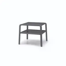 Журнальний столик VELA 44x49x41 см, антрацит, технополімер