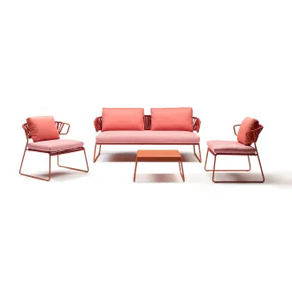 Диван LISA SOFA CLUB з подушками, теракотовий — фото 2