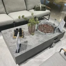 Стол с камином Metropolis 142х81х35 см