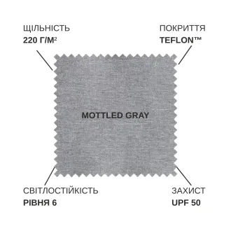 Зонт с центральной опорой EASY PUSH Ø 300 см, anthracite matt / mottled gray — фото 3