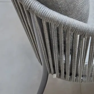 Стул Nappa Matt royal grey, Carbon grey, Light anthr. mixed weave, Fishbone — фото 5