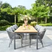 Стул Nappa Matt royal grey, Carbon grey, Light anthr. mixed weave, Fishbone — фото 6