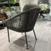 Стул Nappa Matt royal grey, Carbon grey, Light anthr. mixed weave, Fishbone — фото 3