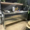 Уличная кухня (кухонная станция + холодильник + мойка) OASI quattroporte Pla.net, черная, Электро — фото 2