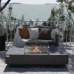 Стіл з каміном CANNES 152x81x35 см