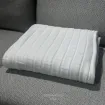 Плед вязанный Бамбук белый 160x200