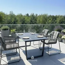 Вуличний стіл Liv Lounge Table Trespa , графіт
