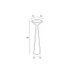 Светильник уличный садовый TEBE LAMP LIGHT INDOOR & OUTDOOR 60x60x180 см — фото 10