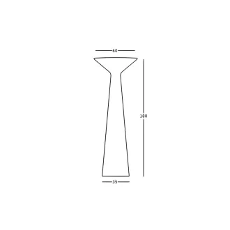 Светильник уличный садовый TEBE LAMP LIGHT INDOOR & OUTDOOR 60x60x180 см — фото 11