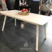 Уличный стол Natal Lounge Dining Table 150x80 см, Dekton Marmorio Creme White 