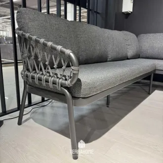 Лаунж-комплект Natal Lounge Dining Set Right Charcoal — фото 4