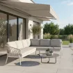 Лаунж-комплект Natal Lounge Dining Set Right Creme White