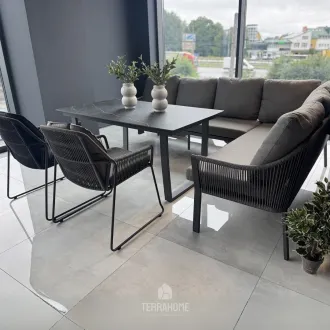 Садовий комплект Liv, кутовий диван Set Right + стіл + 2 крісла — фото 2