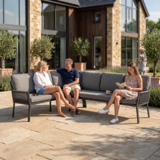 Лаунж-комплект Liv Lounge Dining Set Left , антрацит