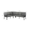 Лаунж-комплект Liv Lounge Dining Set Left , антрацит — фото 10