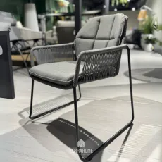 Крісло вуличне Rivera Dining Chair, світло-сірий