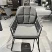 Крісло вуличне Rivera Dining Chair, світло-сірий — фото 2